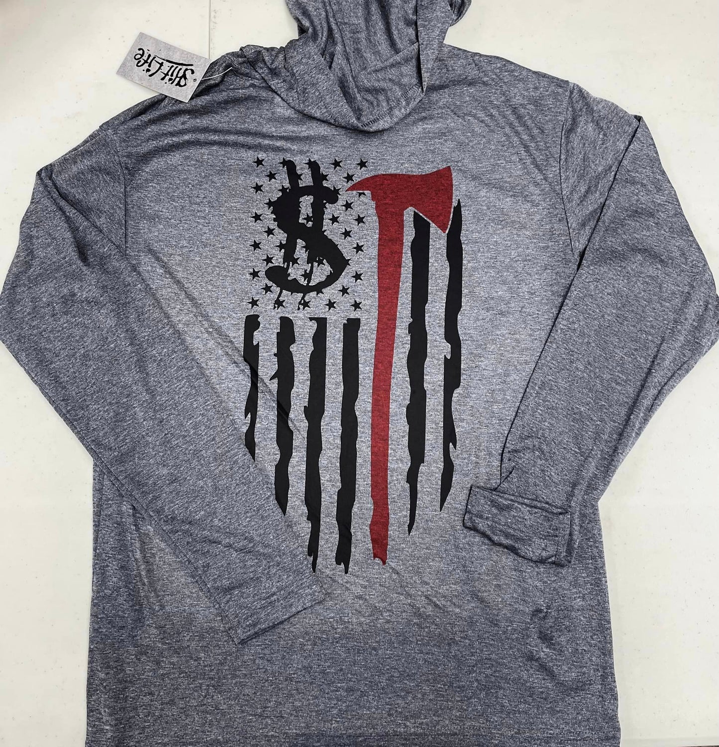 Firefighter Hooded Long Sleeve
