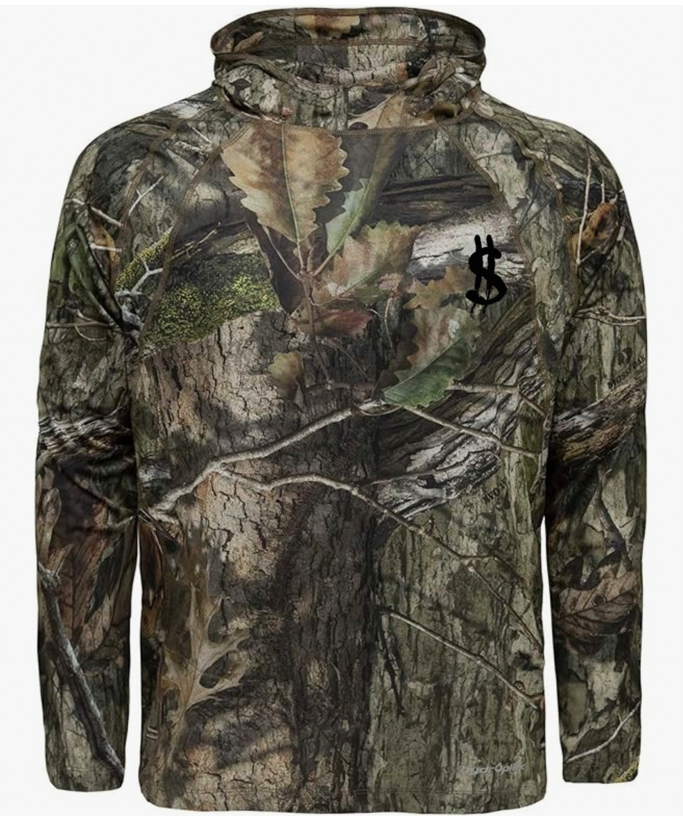 $hit Life/Mossy Oak Hooded Long Sleeve