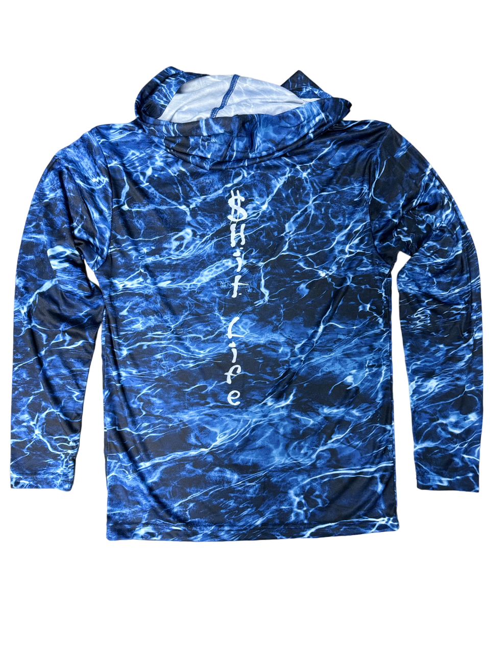 $hit Life Mossy Oak Dark Blue Hooded Long Sleeve