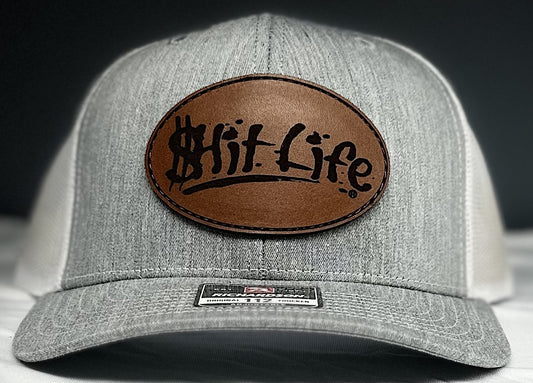 $hit Life Gray/White Patch Hat